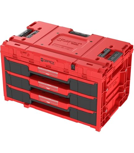 Amazon.com: Qbrick System Q25976 ONE Drawer 3 Toolbox 2.0 RED